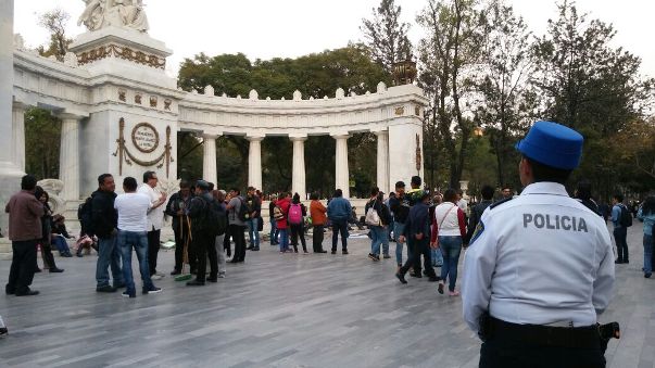 La marcha se realizó del Hemiciclo a Juárez al Antimonumento, ubicado en Paseo de la Reforma.