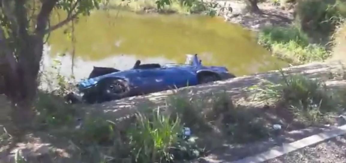En el accidente, resultaron dos personas lesionadas.