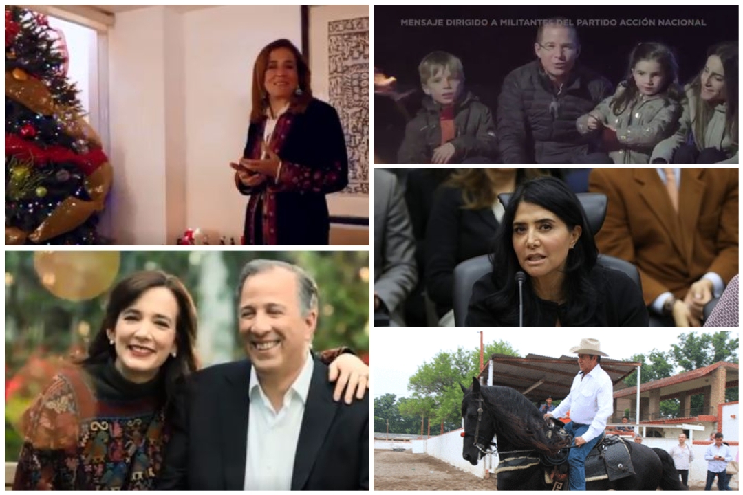 Los precandidatos a la Presidencia y a la Jefatura de Gobierno de la CdMx enviaron mensajes navideños a través de sus redes sociales.