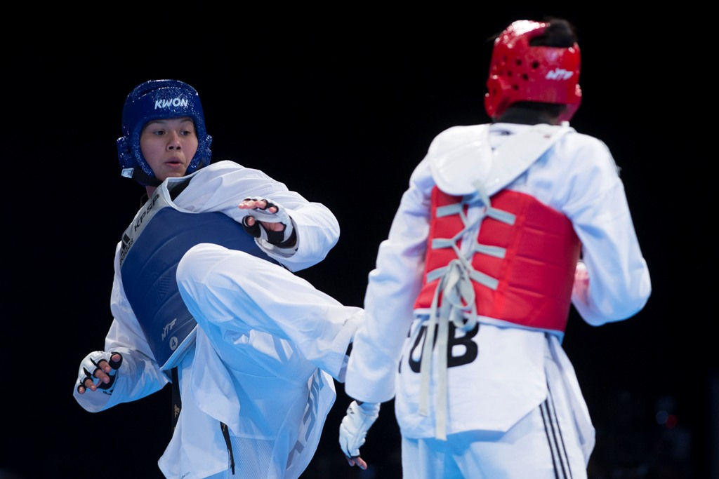 Briseida Acosta  en competencia 