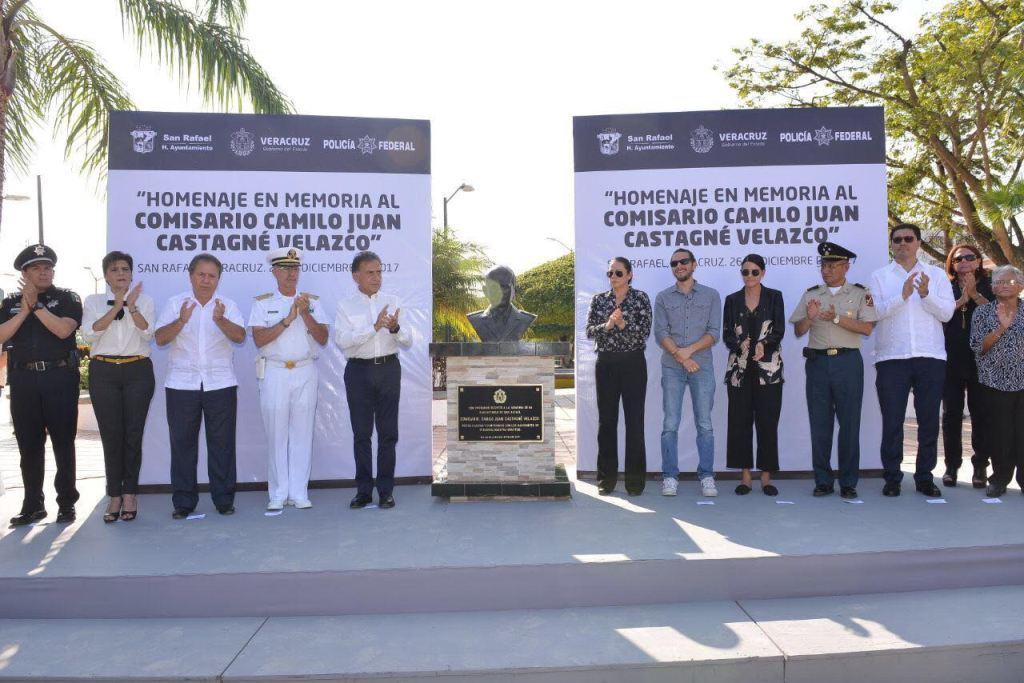 Camilo Juan Castagné Velasco, coordinador de la Policía Federal en Veracruz, fue asesinado en junio mientras comía en un restaurante.