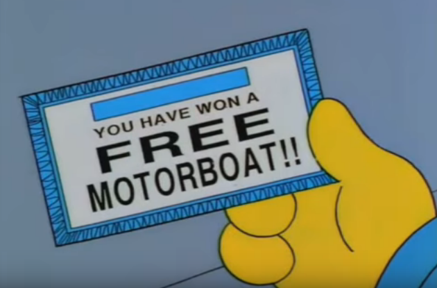 Los ladrones recibieron una tarjeta navideña que decía que ganaron una canasta de regalo. 