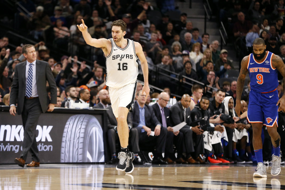 Pau Gasol frente a los Knicks de Nueva York