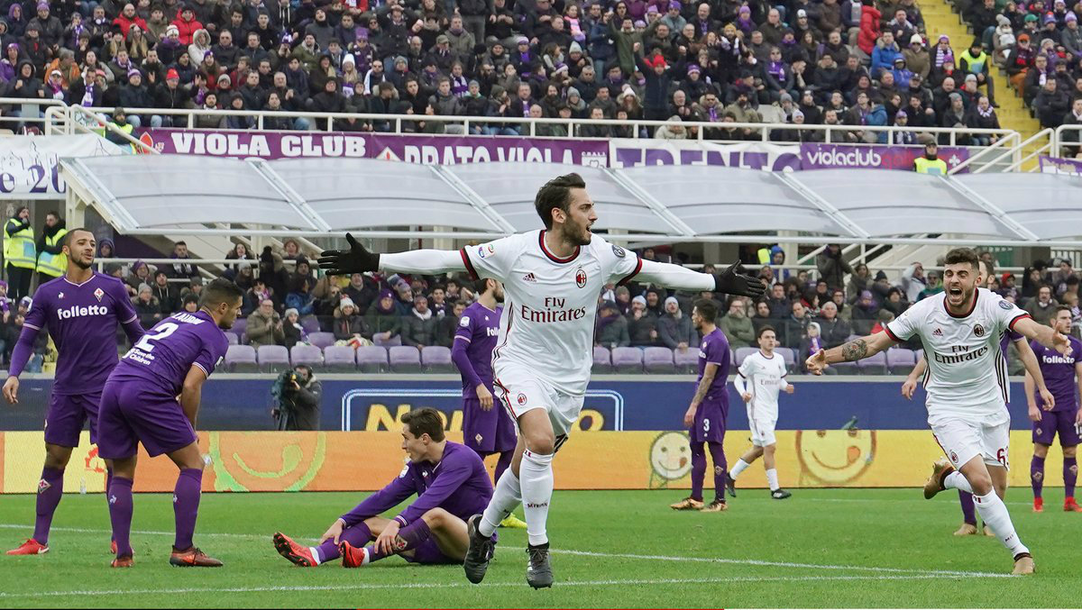 El Milán y la Fiorentina terminaron 1-1