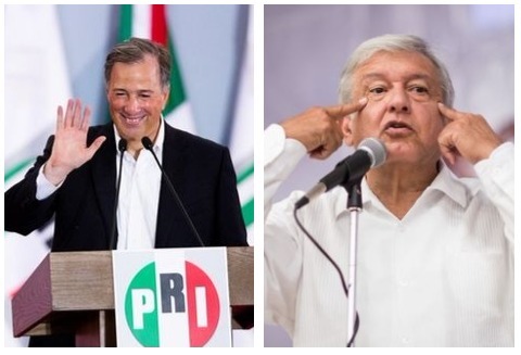 José Antonio Meade y Andrés Manuel López Obrador.