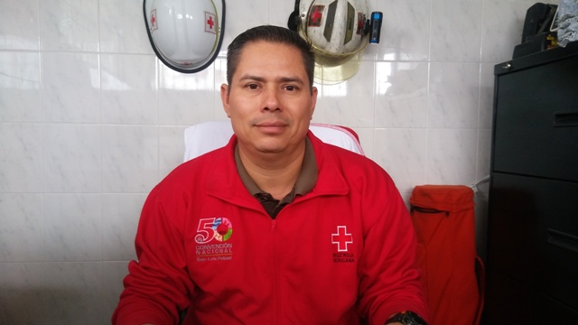 Juan Antonio Sánchez Hernández, coordinador de socorro en Ciudad Madero