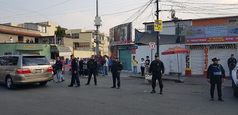 Al lugar llegaron 120 elementos de la SSP.