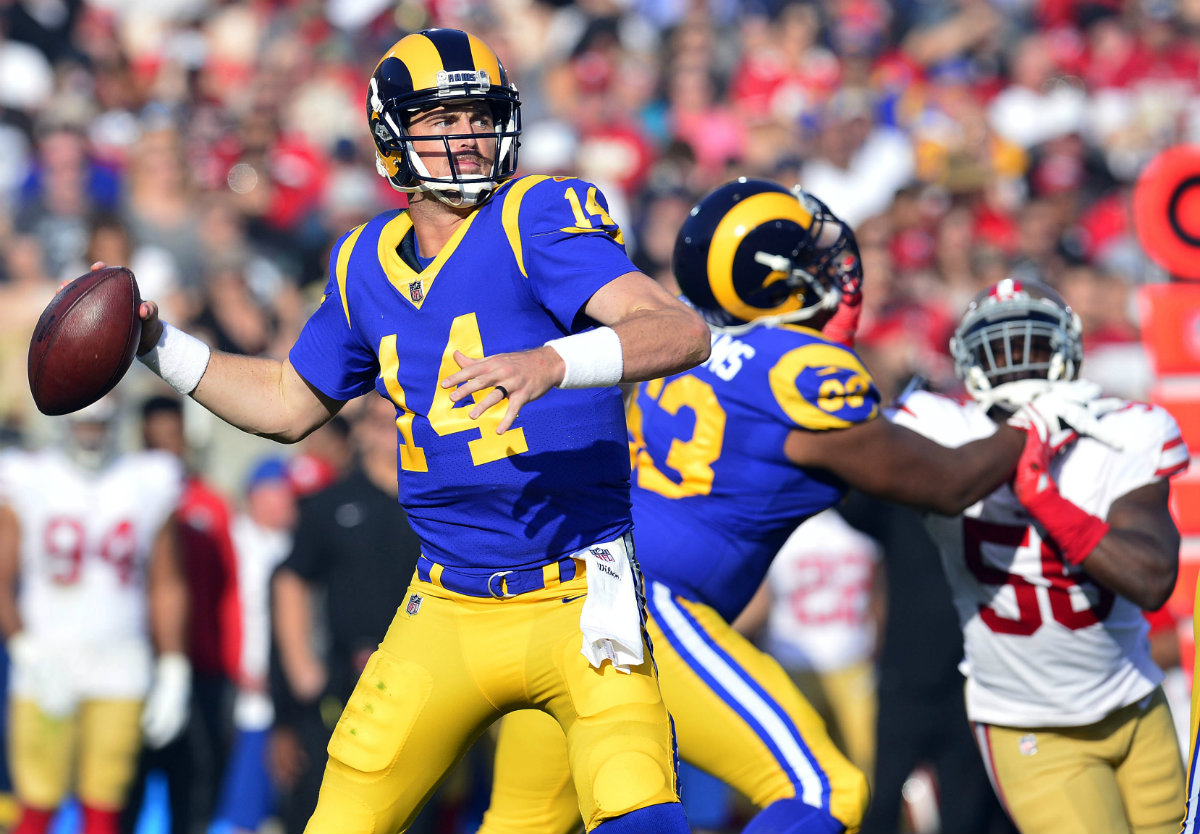 Sean Mannion, quarterback de los Rams