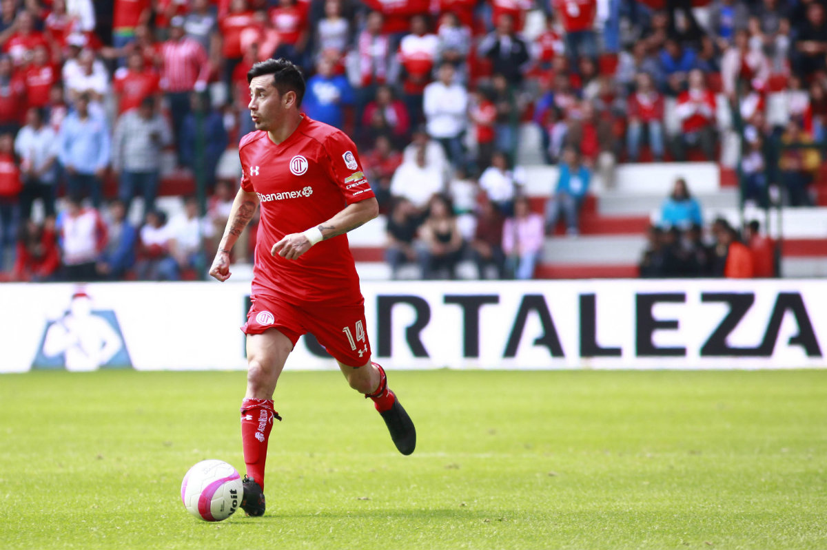 Rubens Sambueza, delantero de Toluca