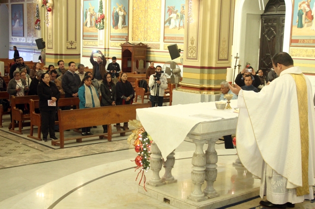 Vocero de la Diócesis de Tampico, Enrique Holguín.