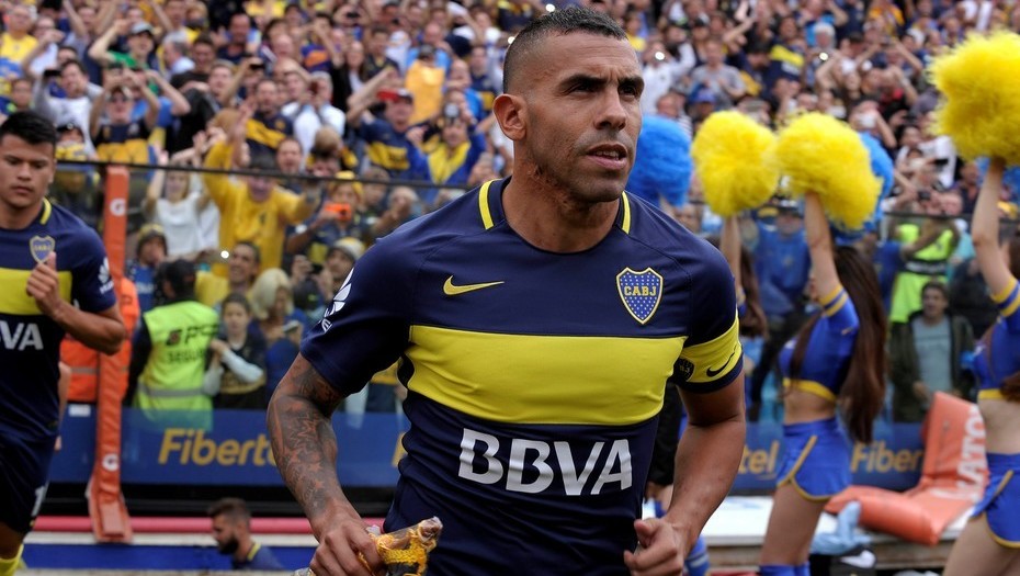 Carlos Tévez con Boca Juniors
