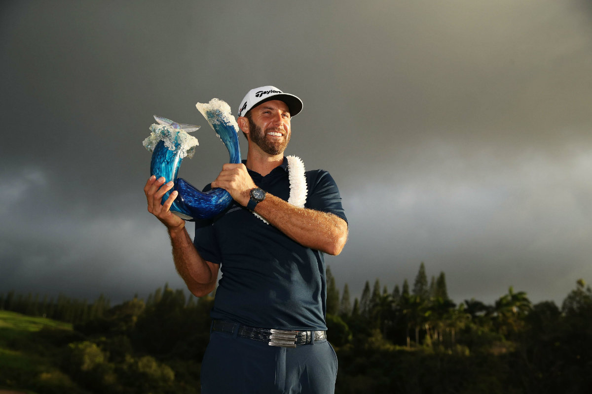 El golfista estadunidense Dustin Johnson se corona en el Torneo de Campeones