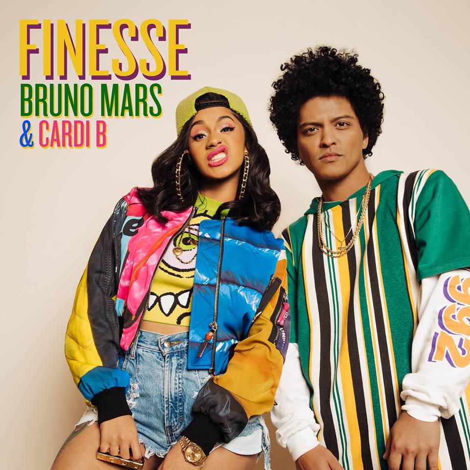 Bruno Mars hizo un remix de Finesse a dueto con Cardi B