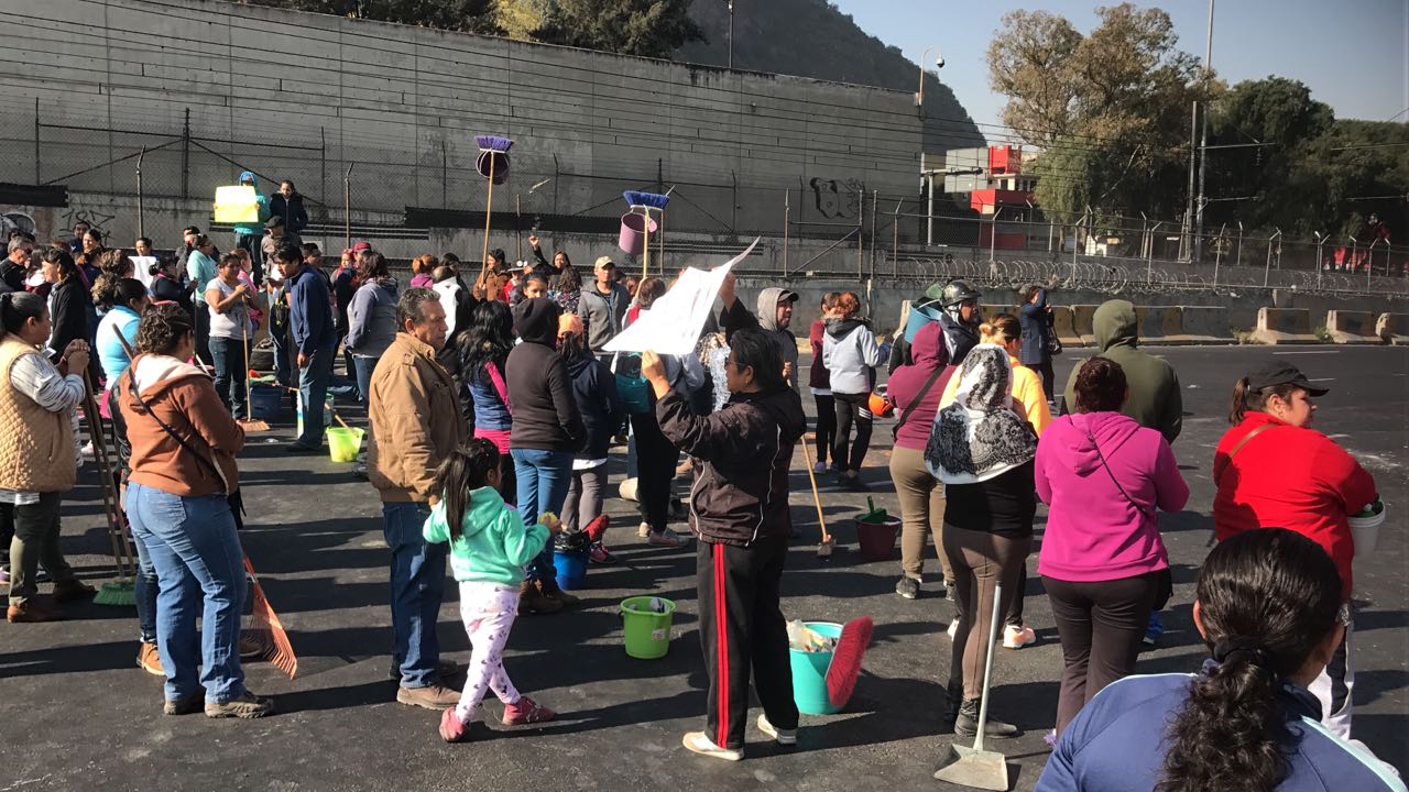 Ante el cieere a la circulación, la alternativa vial es avenida Texcoco y Eje 8 Sur.