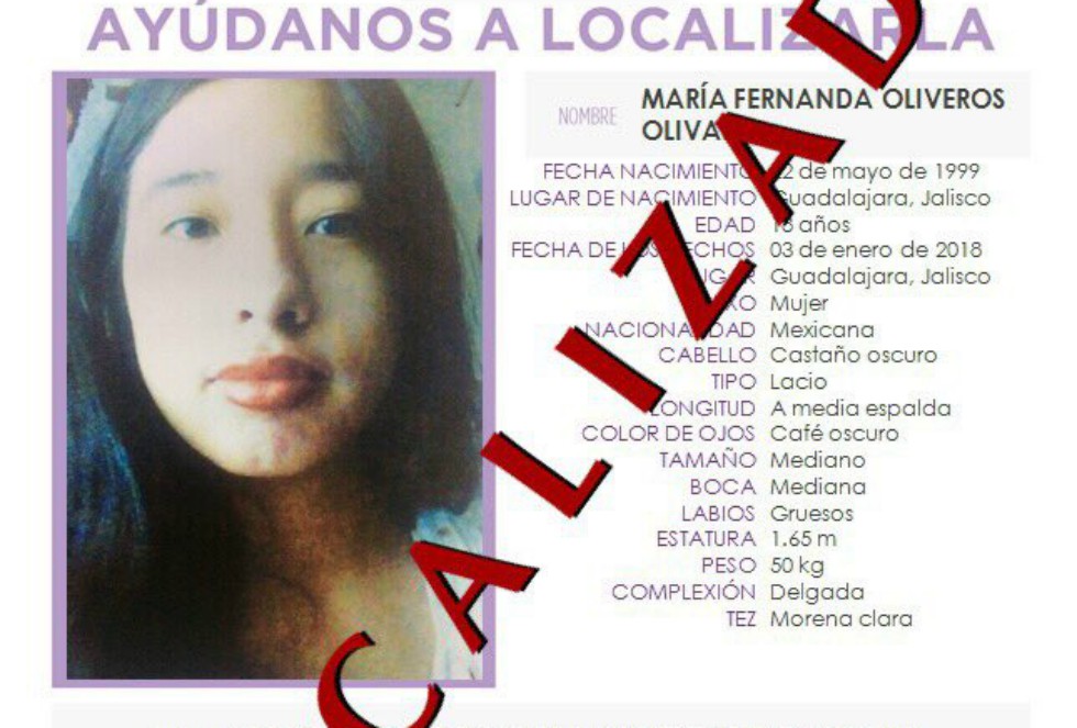 La Fiscalía desactivó el Protocolo Alba con el que se pidió la colaboración de la ciudadanía para dar con el paradero de la joven.