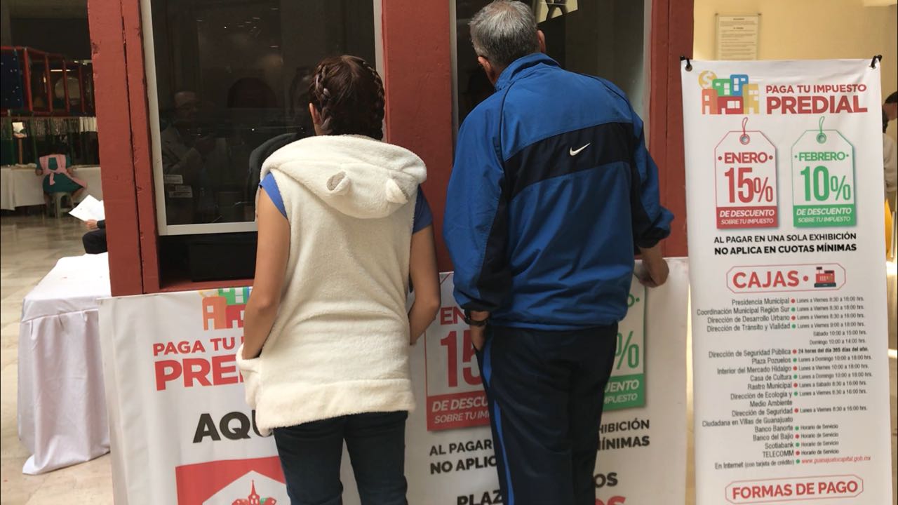Tesorería capitalina recauda 8 mdp en pago de predial 