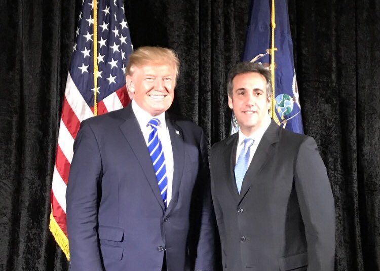 Donald Trump y Michael Cohen.