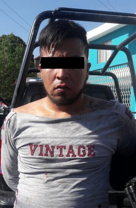 El presunto delincuente fue identificado como Oscar Alejandro.