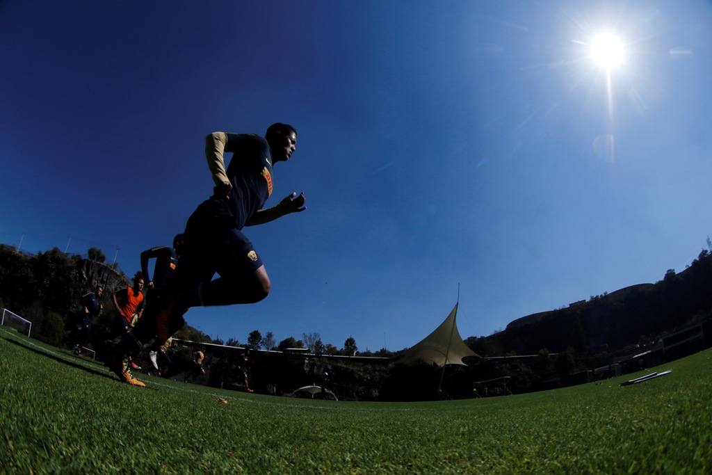 Pumas entrenando en la cantera 