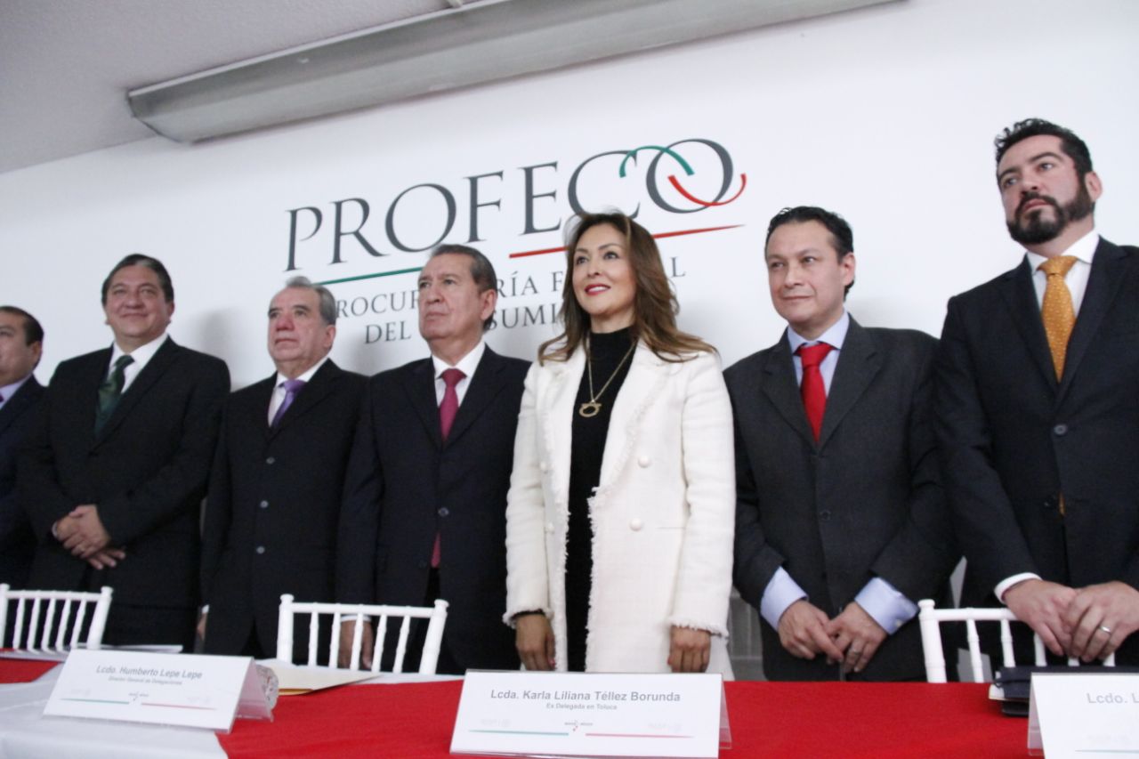 Relevos en Profeco Valle de Toluca. 