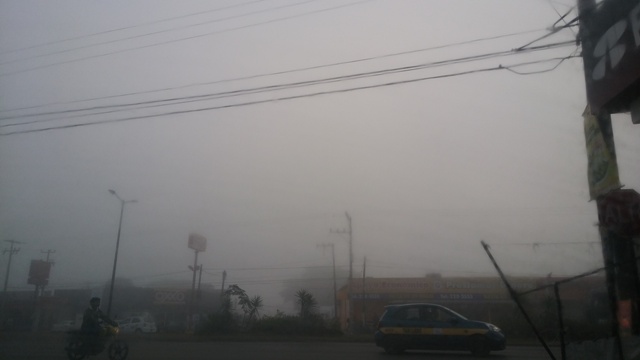 Banco de niebla en la Zona Conurbada.