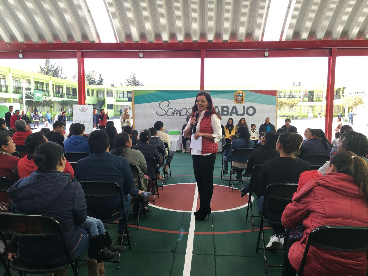 Durante el encuentro. 