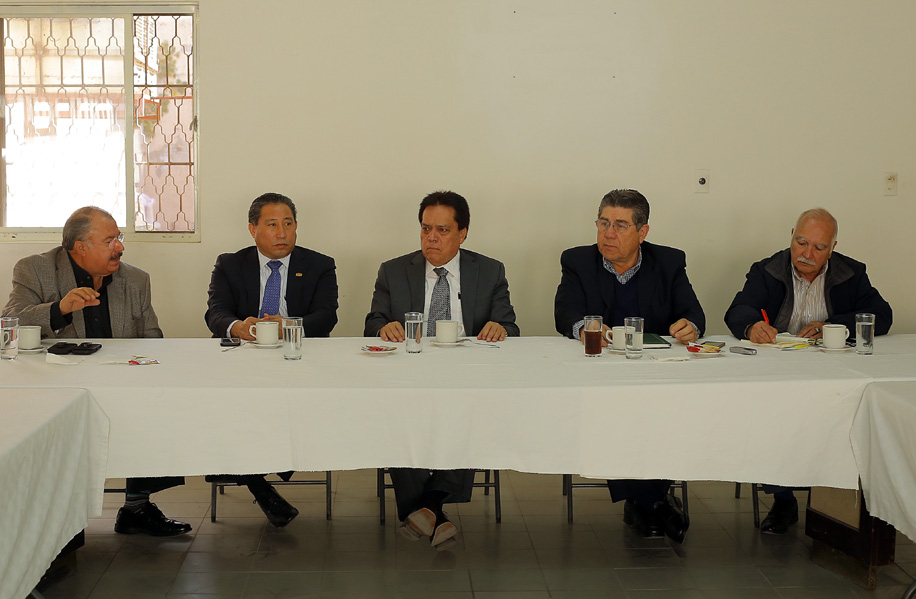 En la reunión de trató el repunte de inseguridad a principio de año.