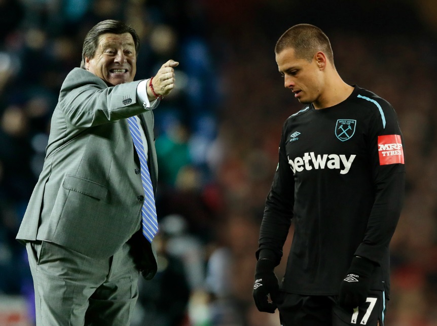 Miguel Herrera y Javier Hernández