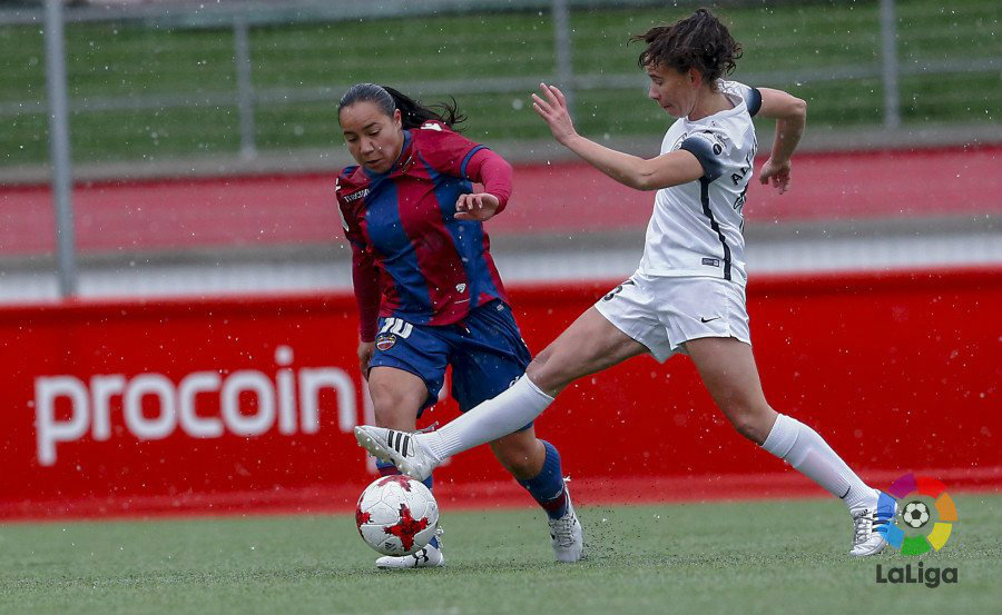 Charlyn Corral marcó el único tanto del Levante ante el Madrid CFF