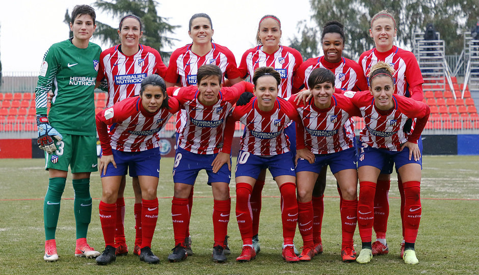 Kenti Robles fue titular en la victoria del Atléti femenino en la Liga Iberdrola