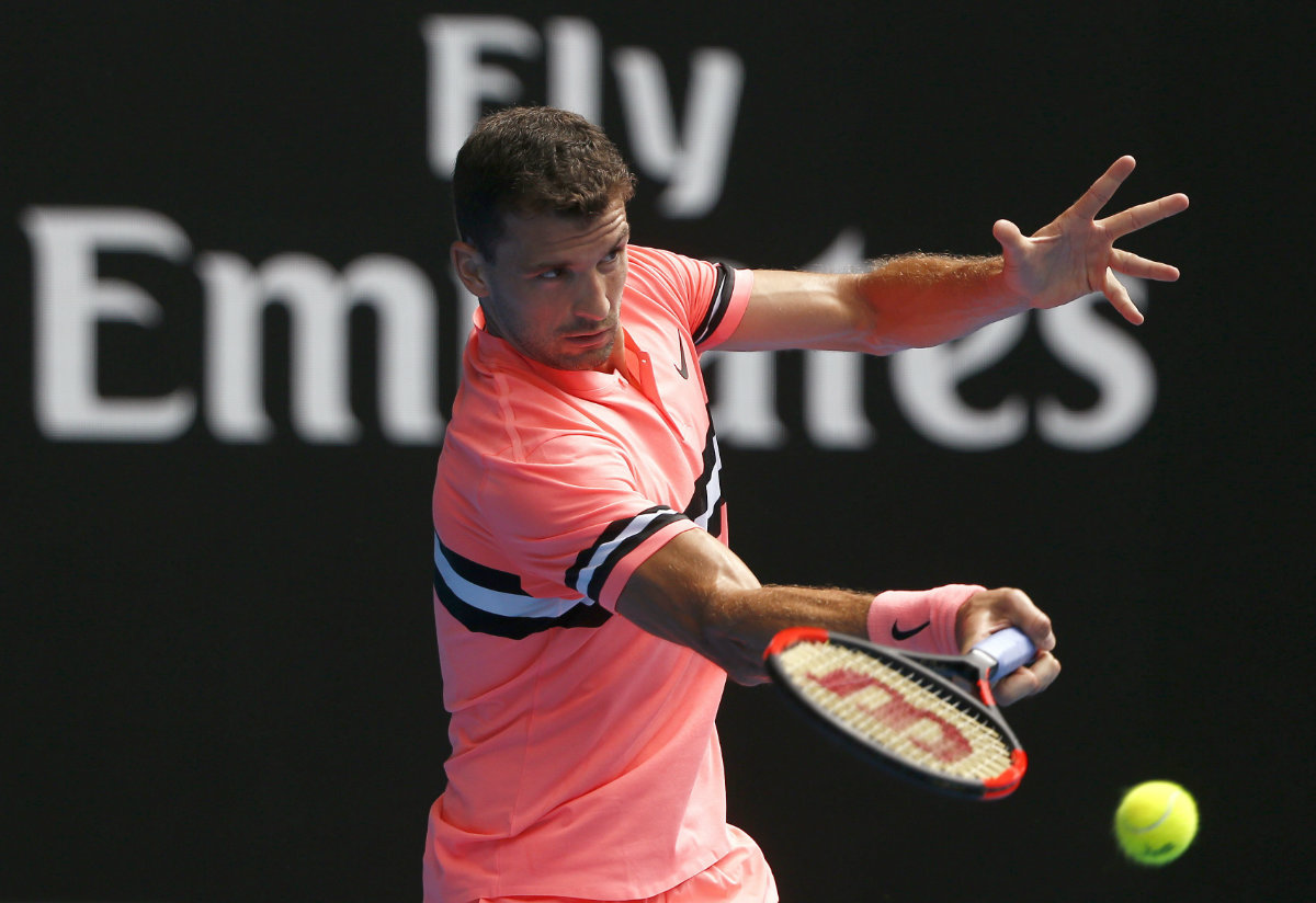 Grigor Dimitrov vence a Dennis Novak en el Abierto de Australia