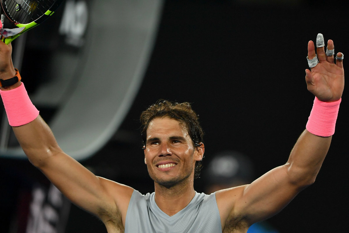 Rafael Nadal inició con victoria en el Abierto de Australia