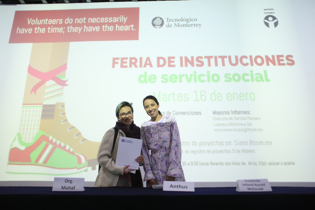 El ITESM Campus Puebla firmó convenio de colaboración para servicio social con ocho empresas y fundaciones poblanas en el marco de la Feria de Institu