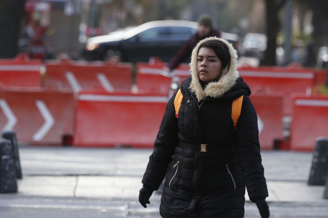 La temperatura para este miércoles será de 2 a 4 grados.