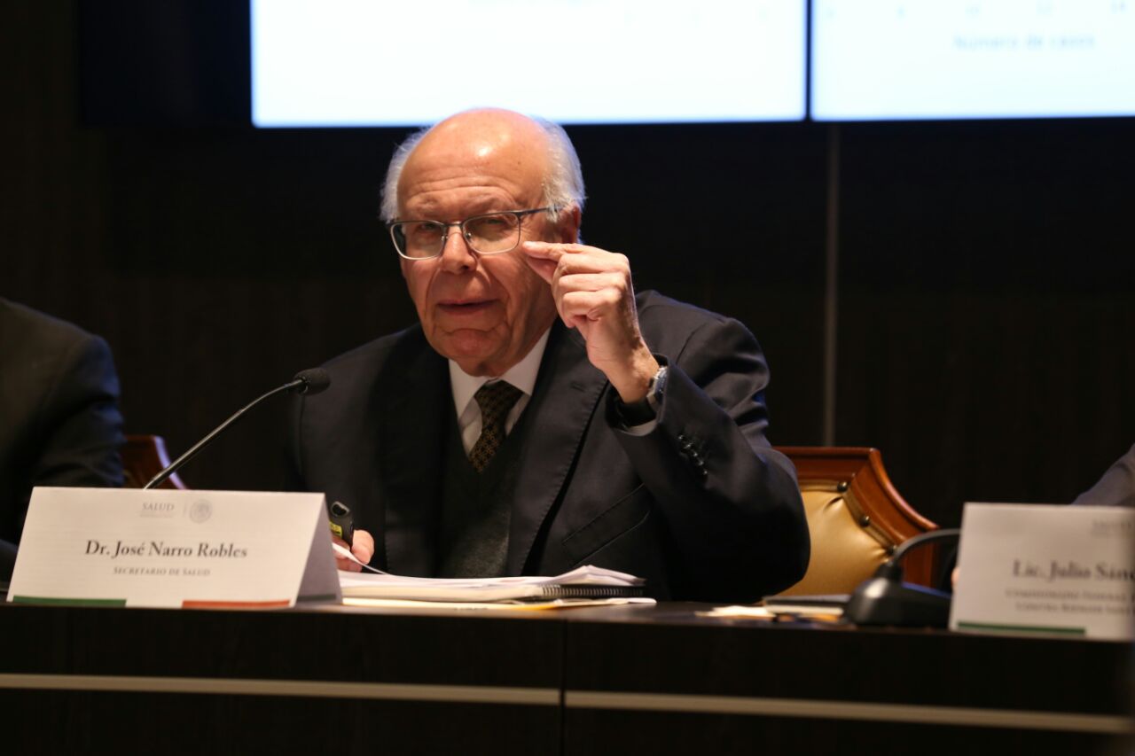 José Narro Robles, secretario de Salud.