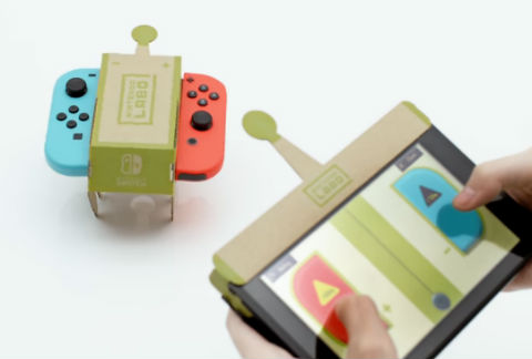 Nintendo Labo saldrá a la venta el 20 de abril. 
