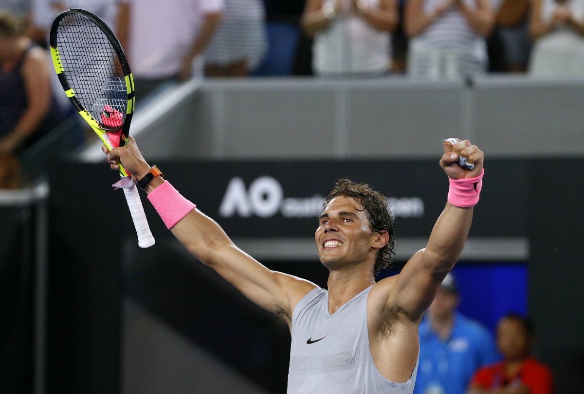 Rafael Nadal se metió a 'octavos' del Abierto de Australia