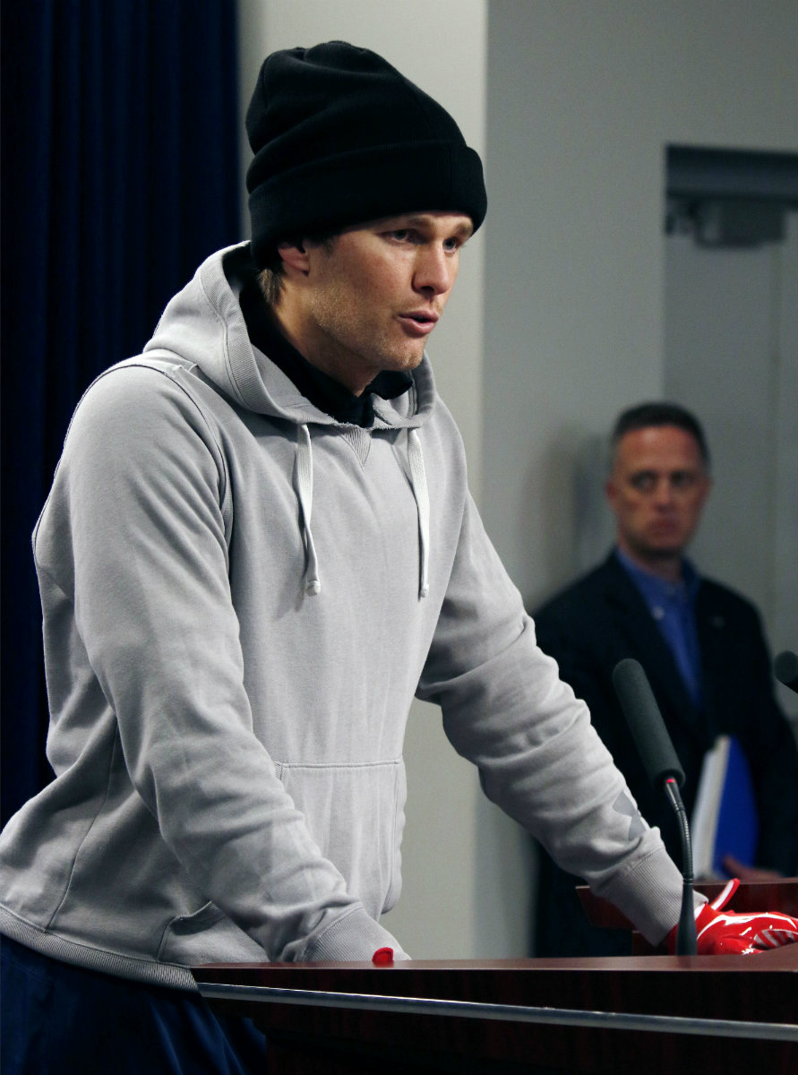 Tom Brady, quarterback de los Patriotas de Nueva Inglaterra 