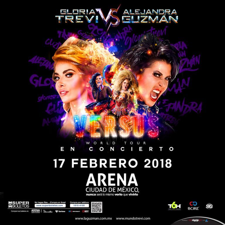 Gloria Trevi y Alejandra Guzmán ofrecen su gira 'Versus', la cual llegará a Puebla