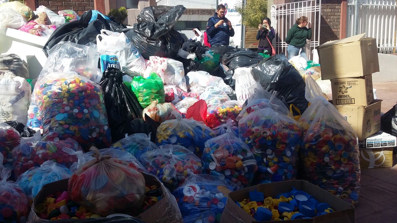 La meta es reunir 10 mil tapas.