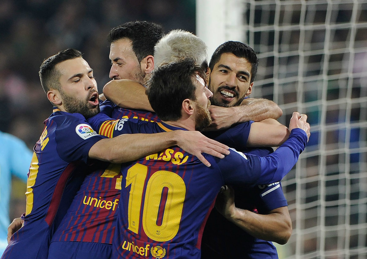 Barcelona goleó 5-0 al Real Betis