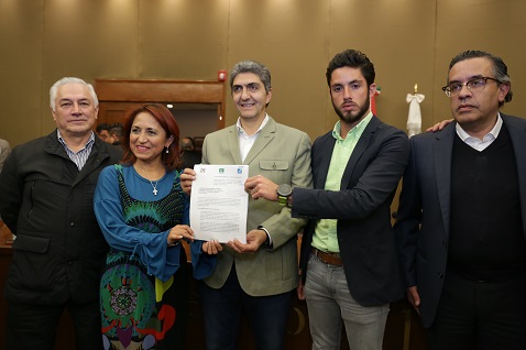 Dirigentes del PRI y PVEM en el Estado de México. 