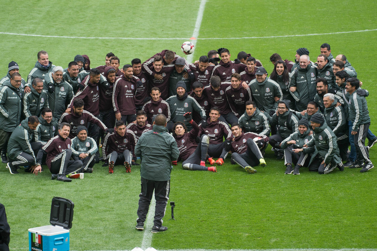 El Tri de Juan Carlos Osorio durante un entrenamiento