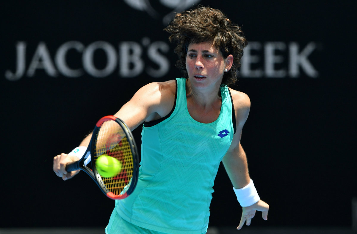 La española Carla Suárez en el Abierto de Australia