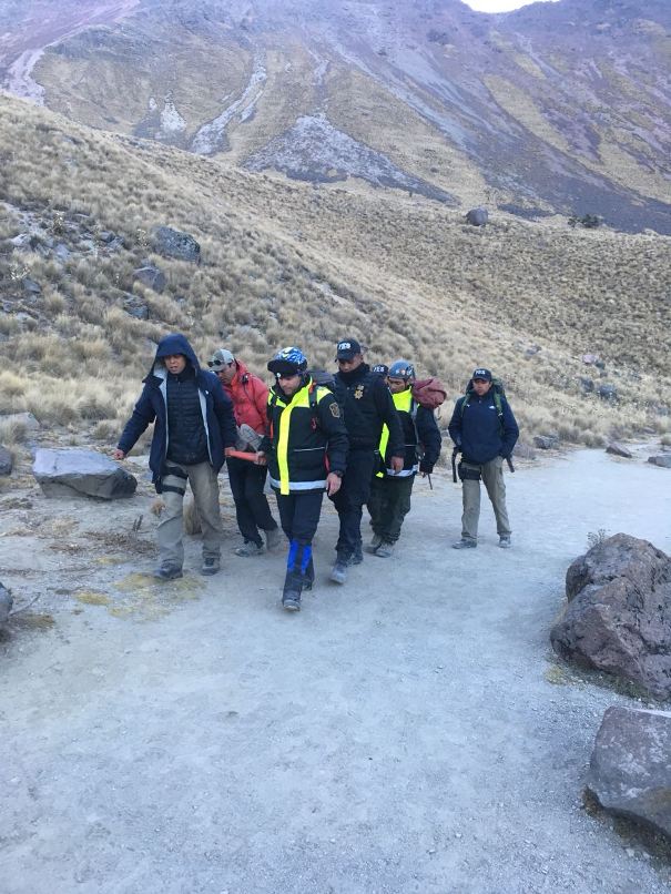 La mujer de 25 años fue trasladada al albergue Belisario Domínguez, donde fue revisada por personal especializado.