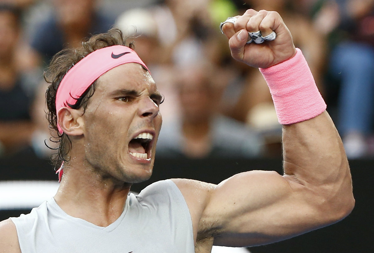 Rafael Nadal tras vencer a Diego Schwartzman