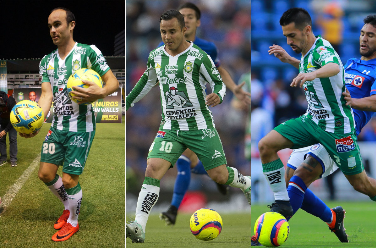 Landon Donovan, Luis Montes y Fernando Navarro