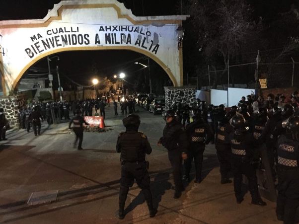 De acuerdo con pobladores del lugar, retuvieron al presunto asaltante porque había cometido varios robos.