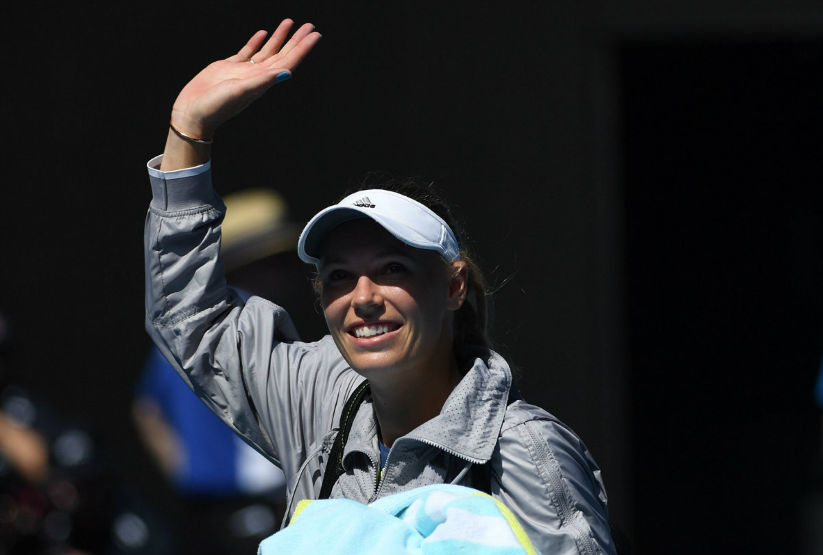 Caroline Wozniacki esta acostumbrada a celebrar 