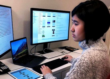 Emma Yang aprendió a programar desde muy pequeña.